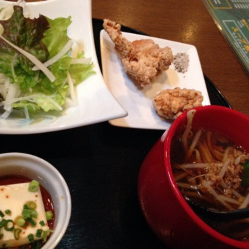 唐揚げセット(あじ仙 西市店 （アジセン AJI SEN）)