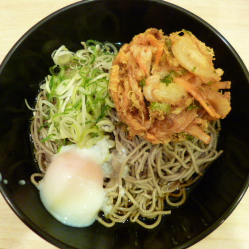 温玉かき揚げ蕎麦（冷）(吉利庵 )