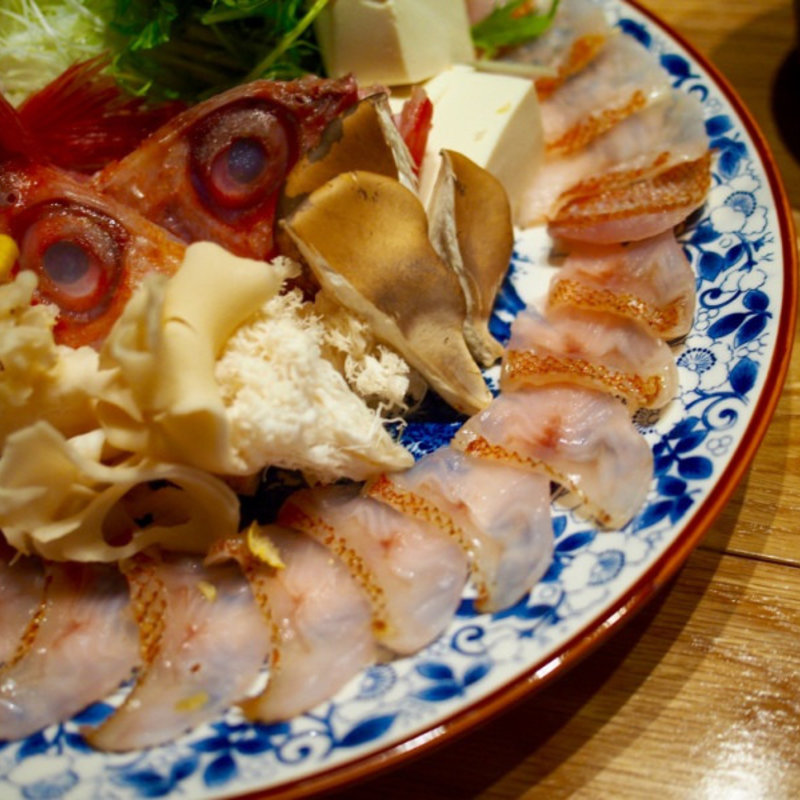 キンキのコース(吉次蟹蔵)