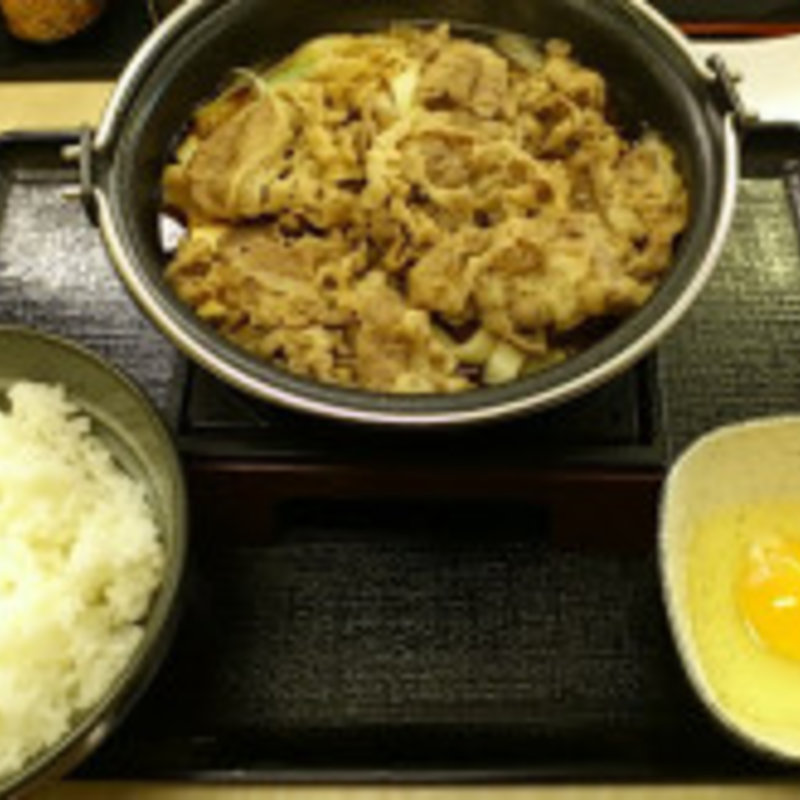 牛すき鍋膳(吉野家 川崎西口店)