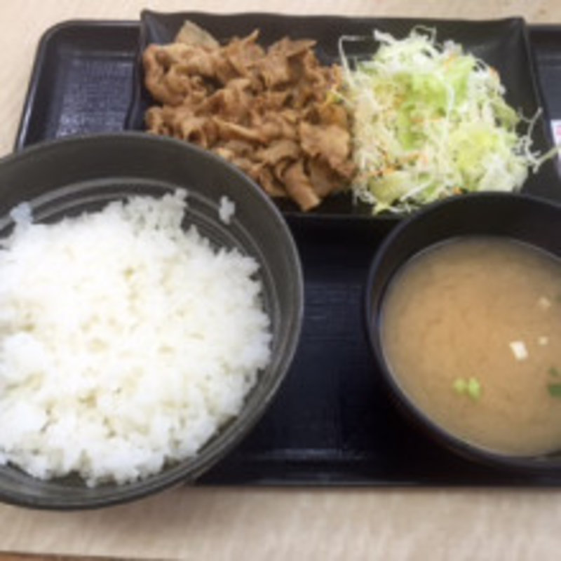 生姜焼定食(吉野家 川崎西口店)