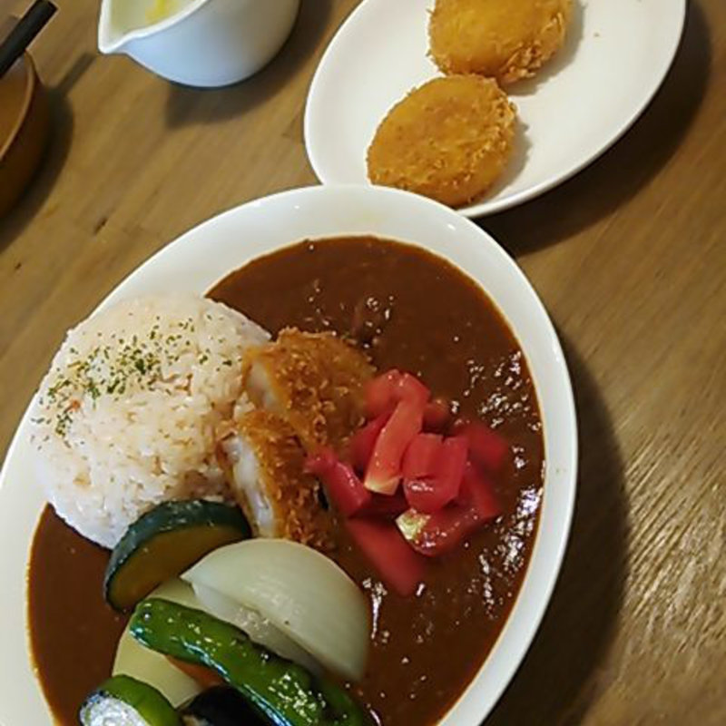 甘ちゃんトマトカレー&サラダセット(吉野農園 )