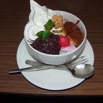 ソフトプリンあんみつ