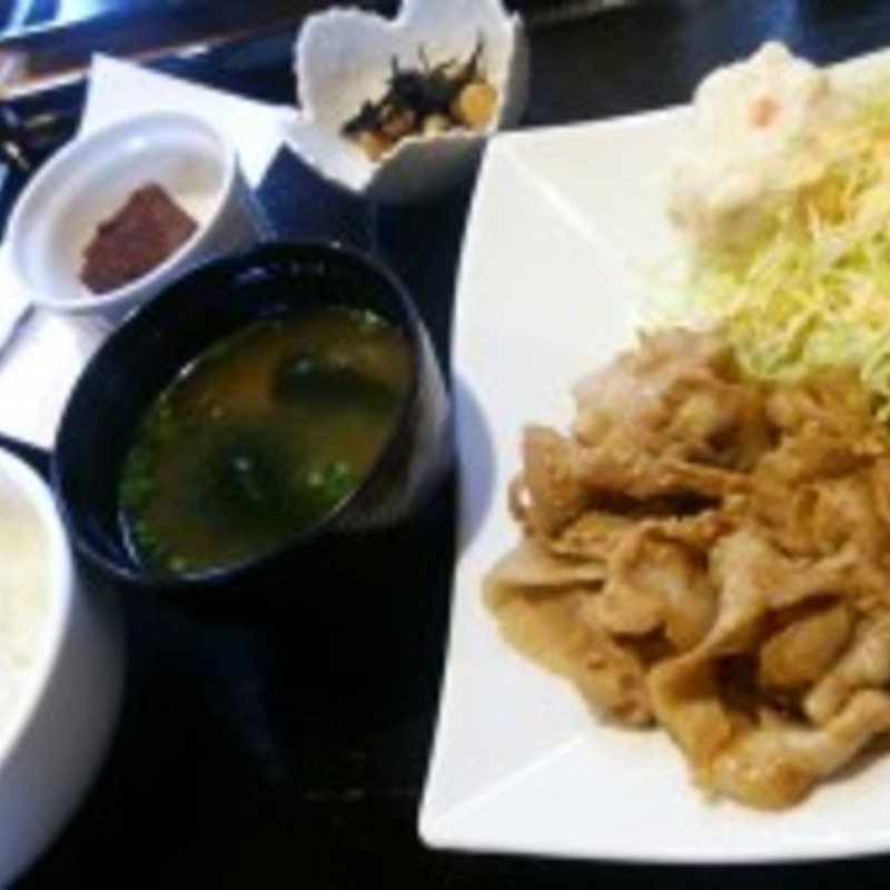 しょうが焼きランチ(向日葵)