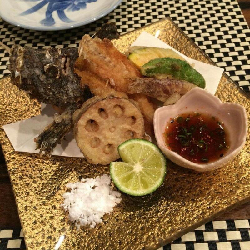 オコゼの天ぷら(呑季)