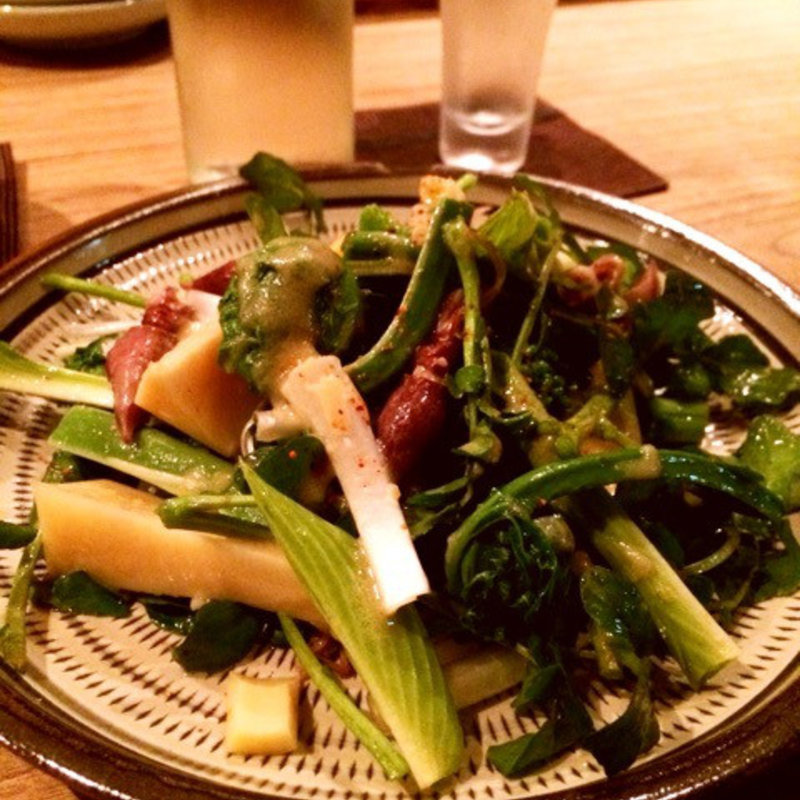 春野菜のサラダ(味のなかむら)