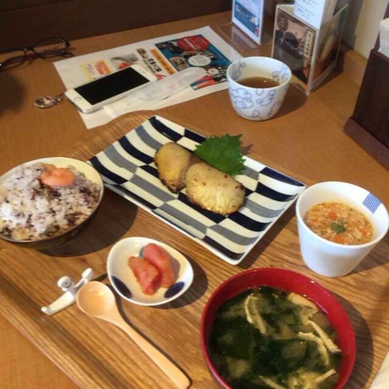 鰆の味噌漬け定食(味の明太子ふくや 太宰府店)