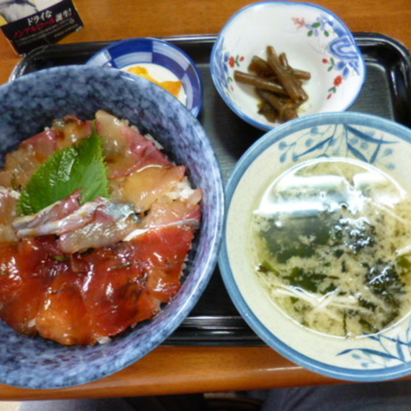 味はな特製 ずけ丼セット(食事処 味はな)