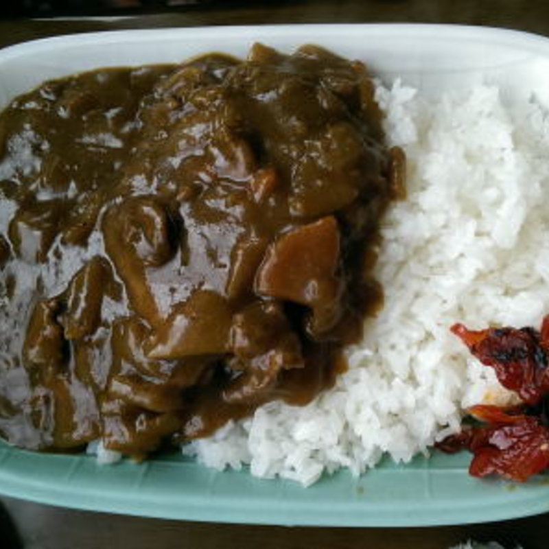 ハンバーグカレー(味処　かつみ)