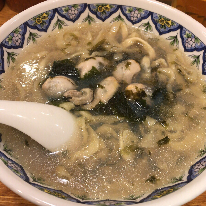 【季節商品】冬かきラーメン(中国ラーメン揚州商人 目黒本店)
