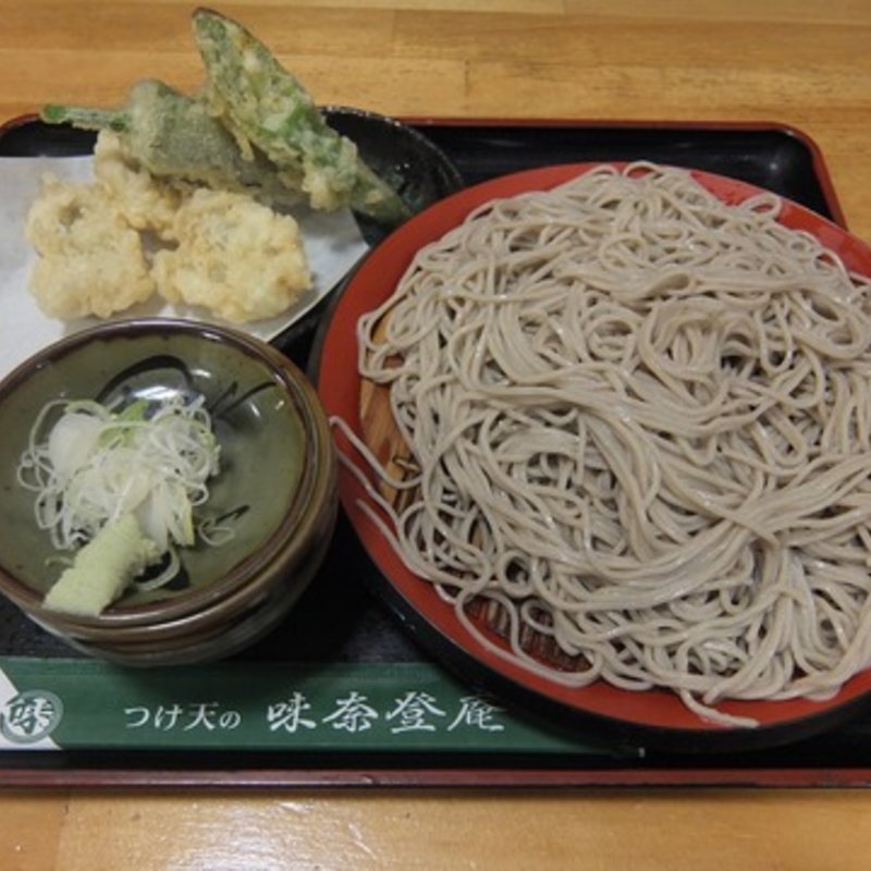 鱧と万願寺甘唐辛子のつけ天そば(味奈登庵 大船店 )