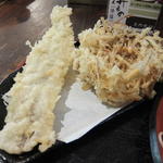天ぷら（穴子天・ごぼう天）(味奈登庵 港南台店)