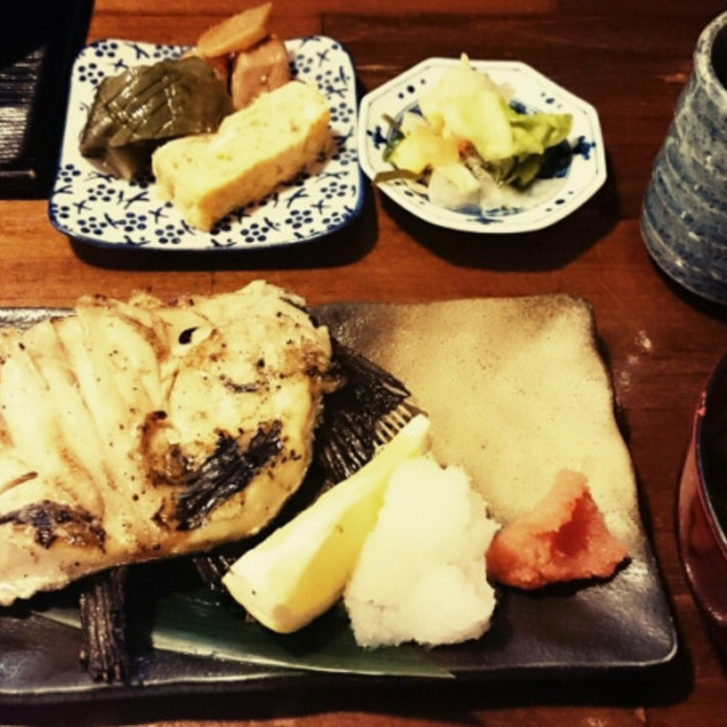 銀だらカマ焼き定食(味彩しん家 )