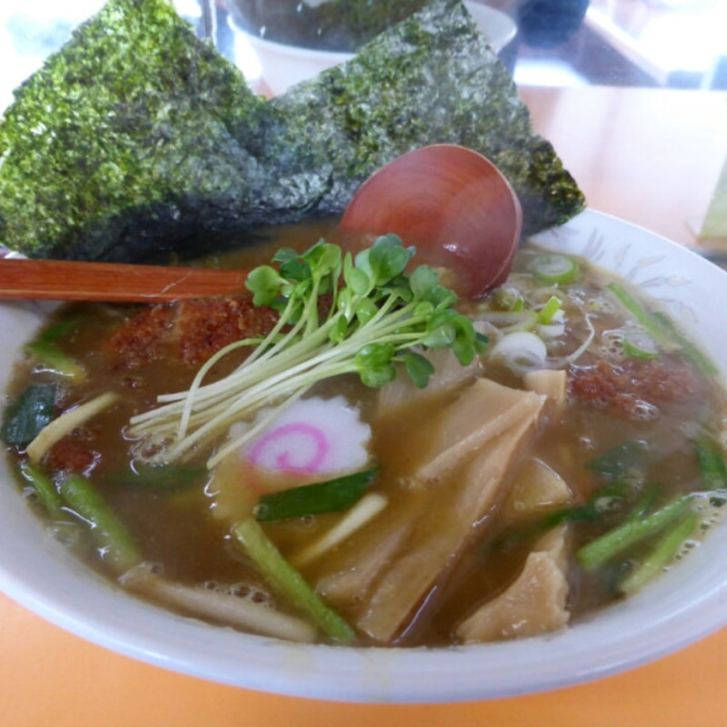 カツカレーラーメン(塩味)(味楽軒 )