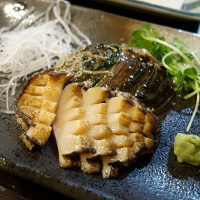 あわび刺し(味膳すずき)