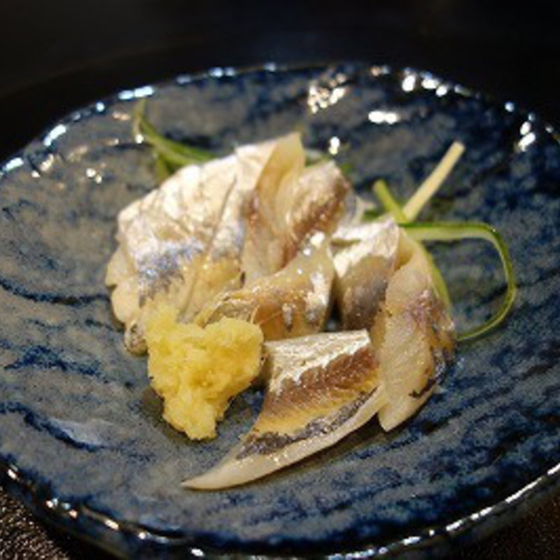 小アジの〆もの(味膳すずき)