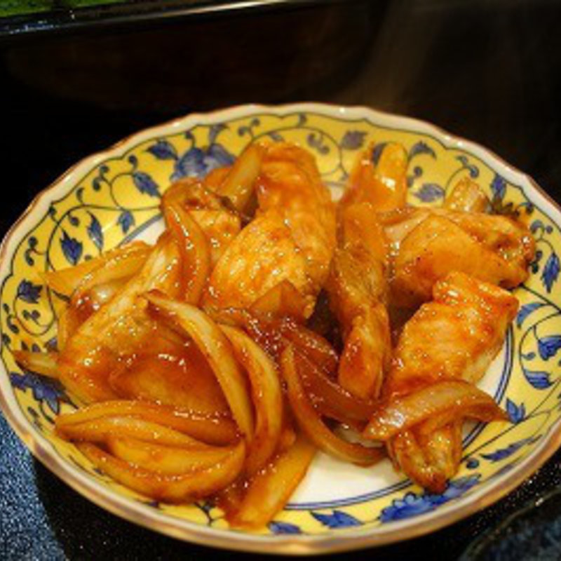 豚肉と玉ねぎのケチャップ炒め(味膳すずき)