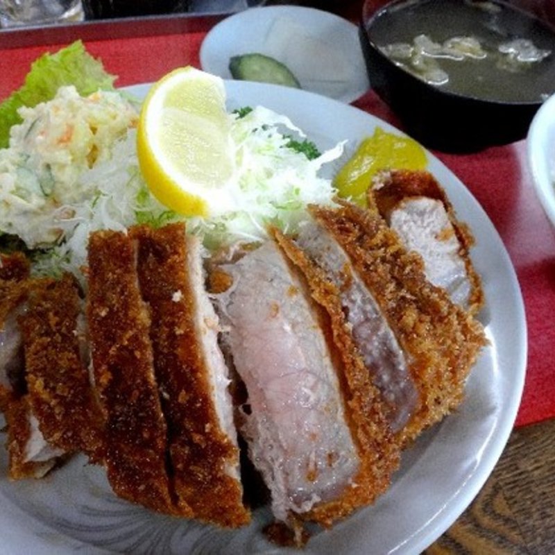 ローススペシャル定食(中華・とんかつ 味角樓)