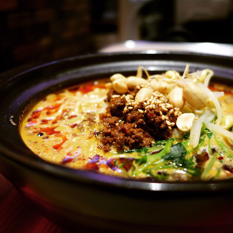 マーラー土鍋タンタン麺(168点心飲茶&担々麺東急プラザ銀座店)