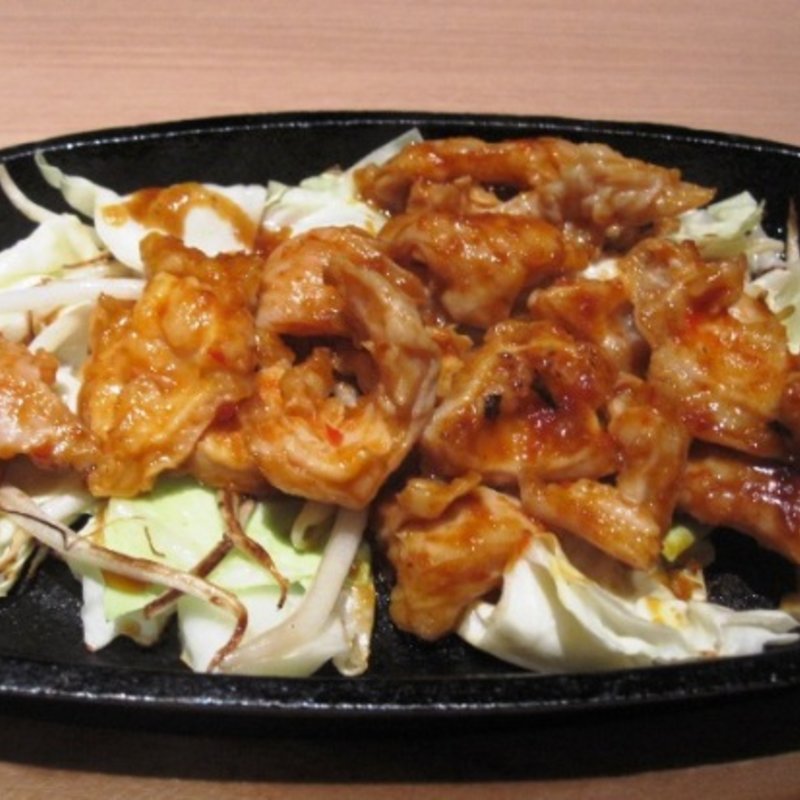 馬ホルモンのピリ辛炒め(和と酒 馬乃屋 （わとさけ うまのや）)