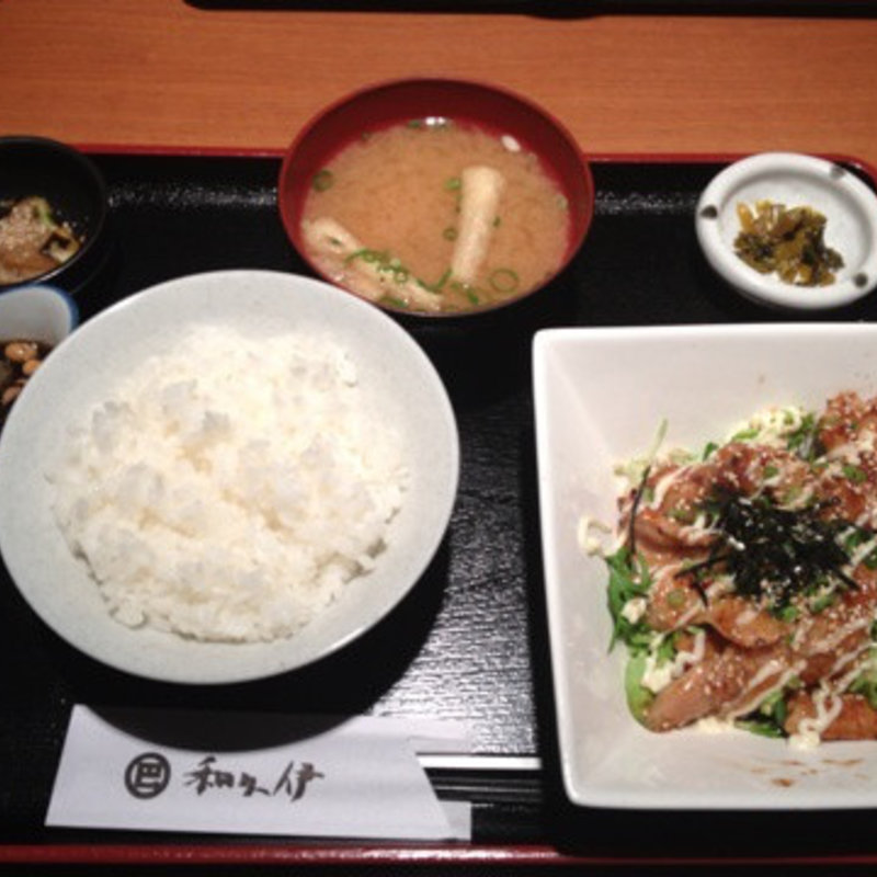 豚トロ定食(和久伊)