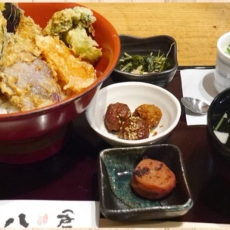 しらすかき揚げと野菜天丼(和彩 八倉)