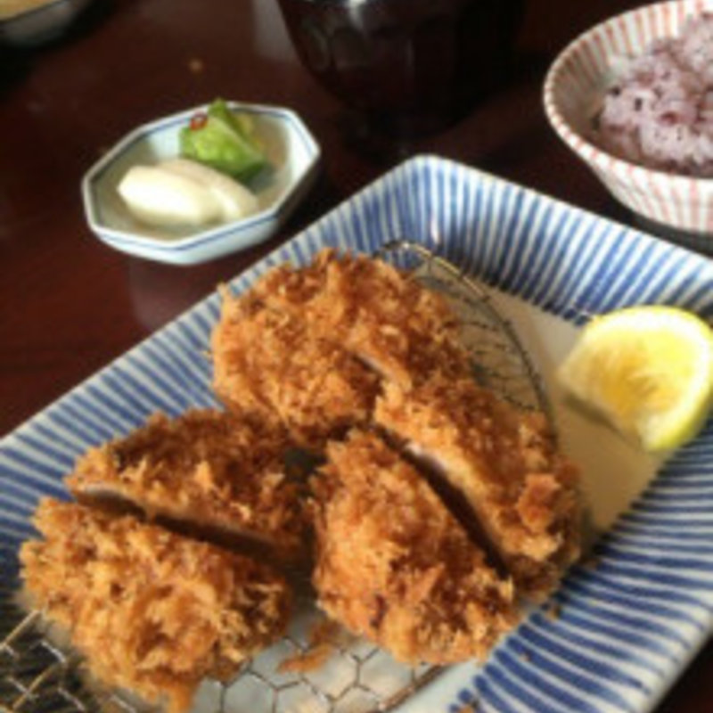 塩麹ひれかつ膳(和心とんかつ あんず 天神店)