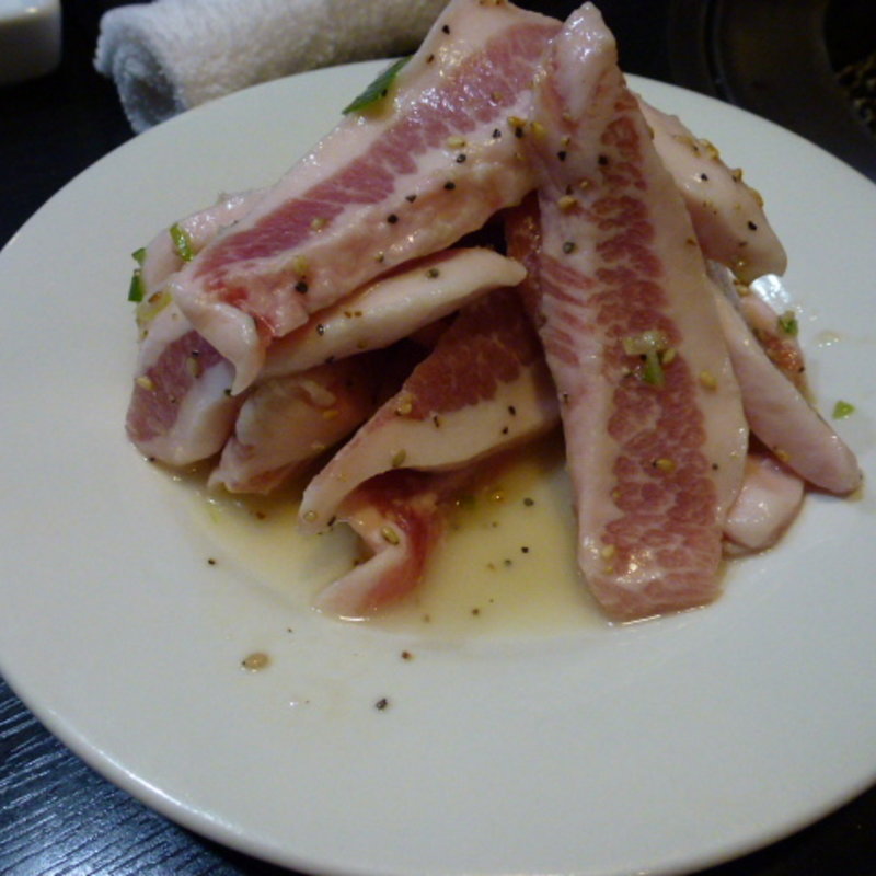 豚カルビ(和牛焼肉　犇和)