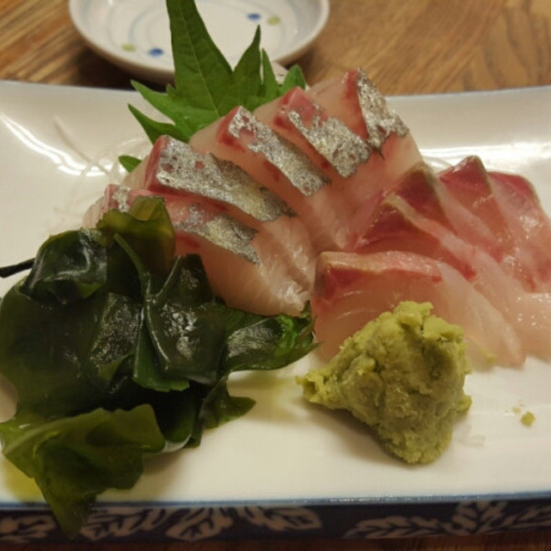 シマアジお刺身(和食居酒屋 藤喜丸 新川店)