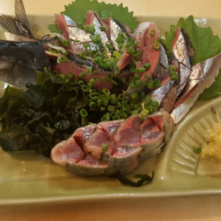 秋刀魚のお刺身(和食居酒屋 藤喜丸 新川店)