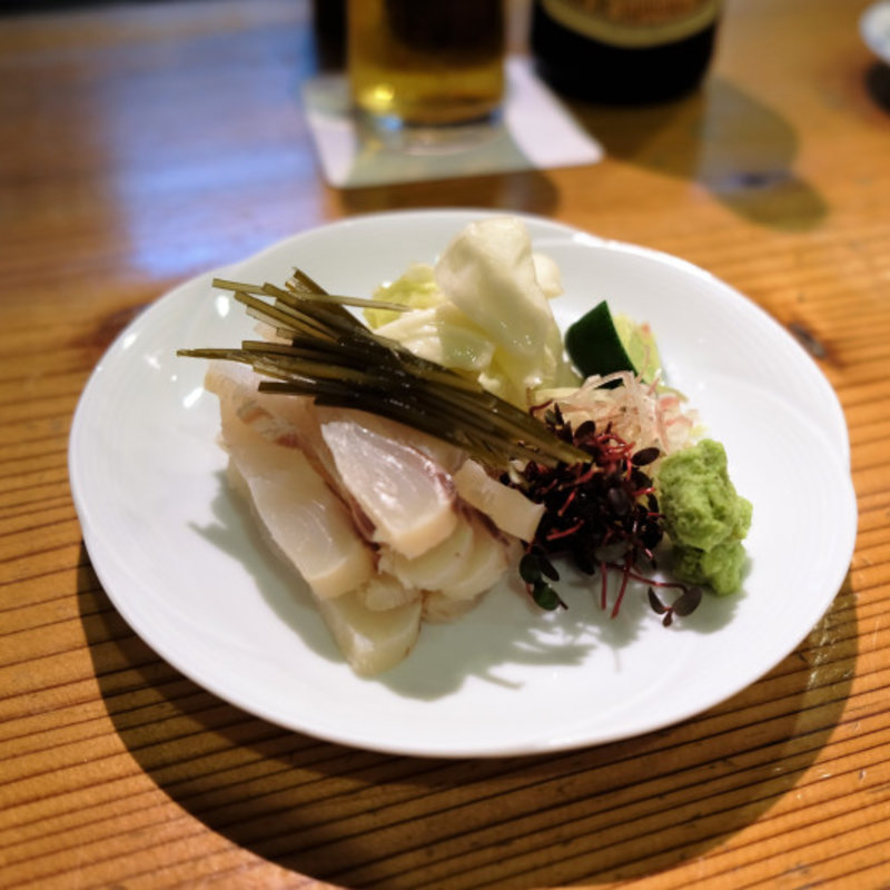 鯛のこぶ〆(酒肴哲)