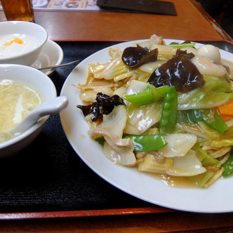 餡かけ焼きそばセット(唐家村)