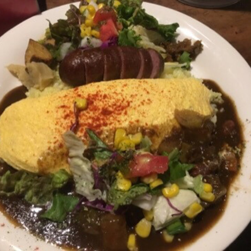 オムソーセージカレー(唯我独尊)
