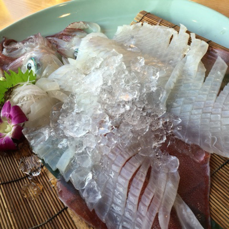 いかの活き造り(御食事処 きはち／喜八荘)