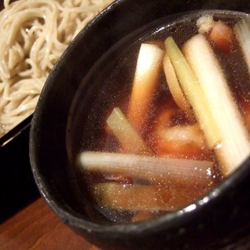 かしわせいろ　おにぎり付(喜庵)