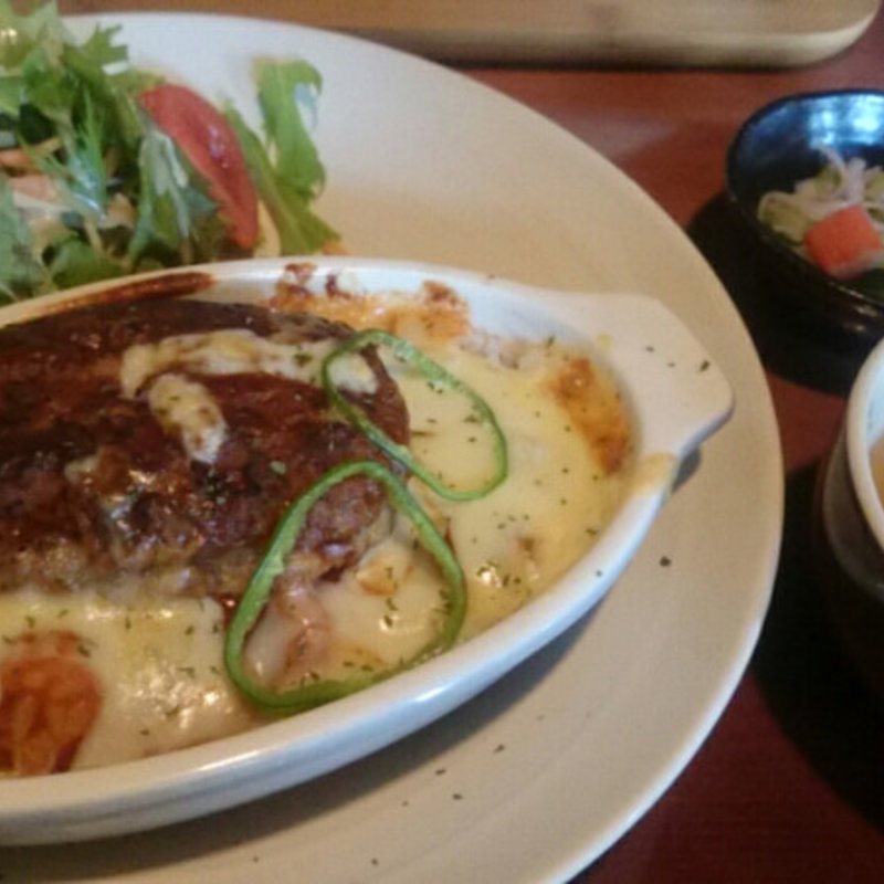 ハンバーグドリアランチ(喫茶店琥珀 御門町)