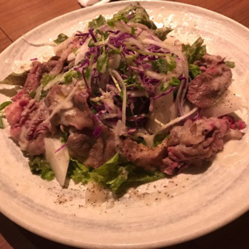 梨と牛肉のサラダ(四一一 （ヨイチ）)