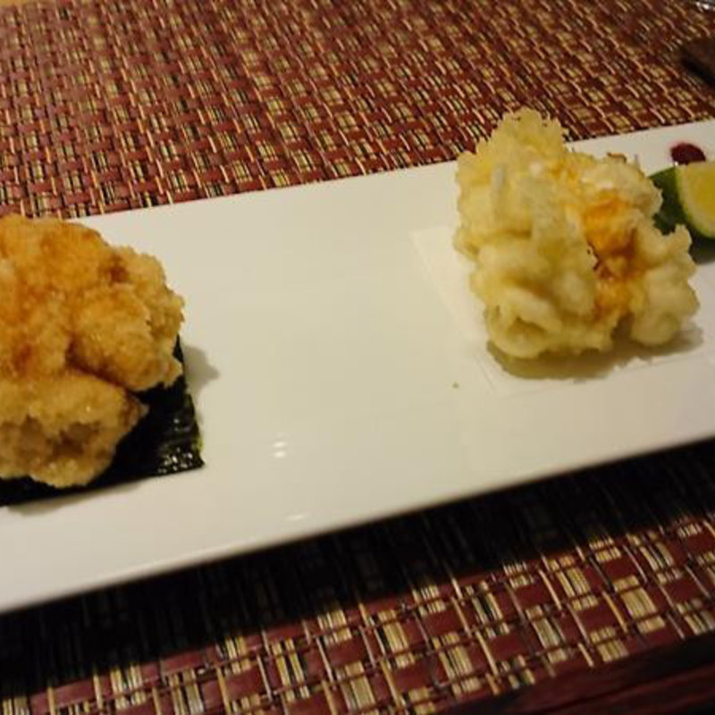 白子のあられ揚げ(四季旬菜 NAKANO 三軒茶屋)