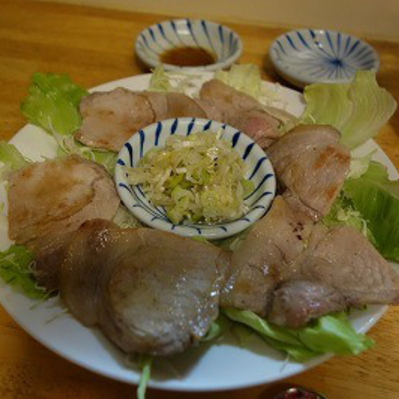 ネギ塩豚ロース焼(四季菜)