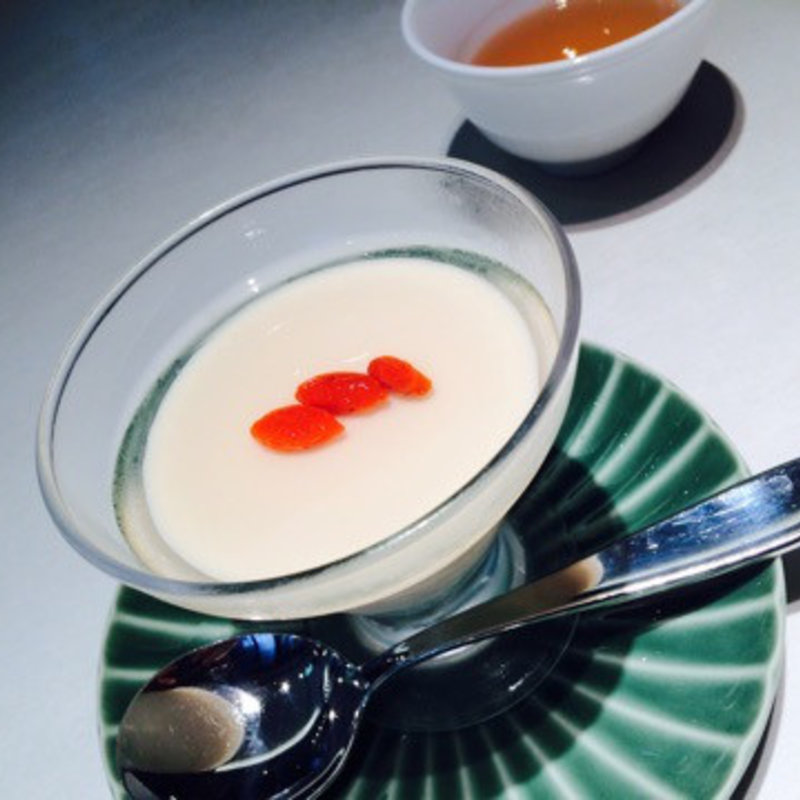 杏仁豆腐(四川飯店 日本橋店)