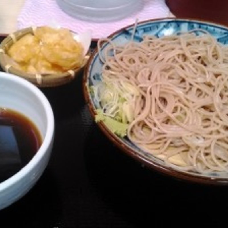 小海老天つけそば ちくわ天トッピング追加(四谷　政吉 （ 【旧店名】政吉そば）)