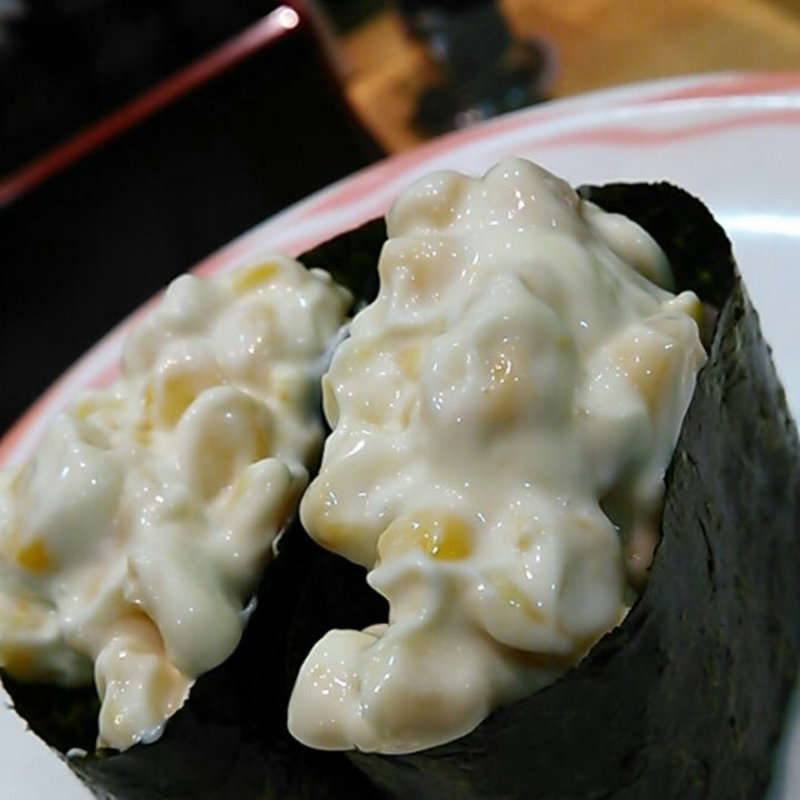 コーン軍艦(回転すし まるくに 住吉店 )