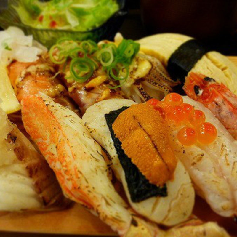 炙りランチ(回転寿司 寿し一貫 あぞうの店 )