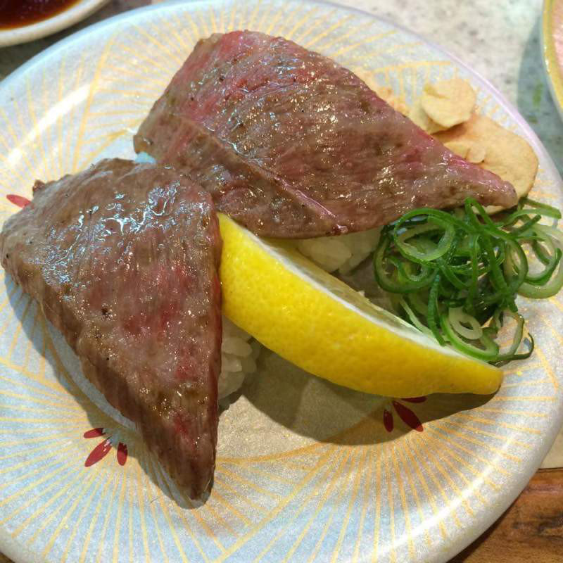 ミスジ炙り(回転寿司新竹 ベイタワー店（弁天町）)