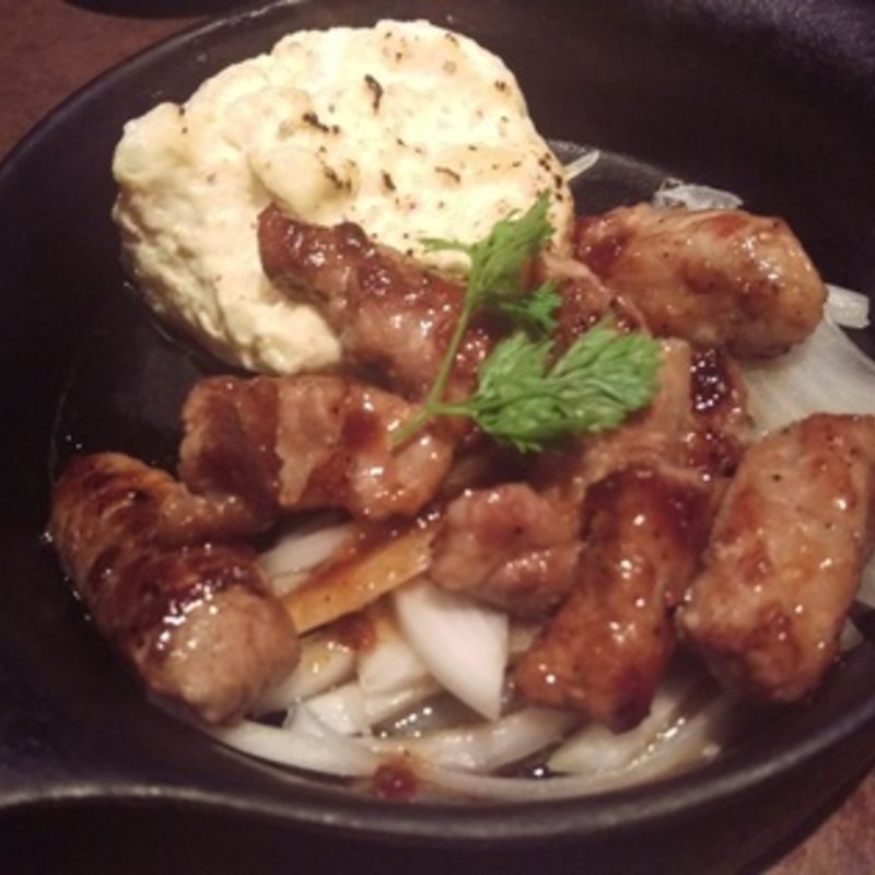 イベリコ豚の中落ちステーキ(土間土間 池袋西口駅前店)