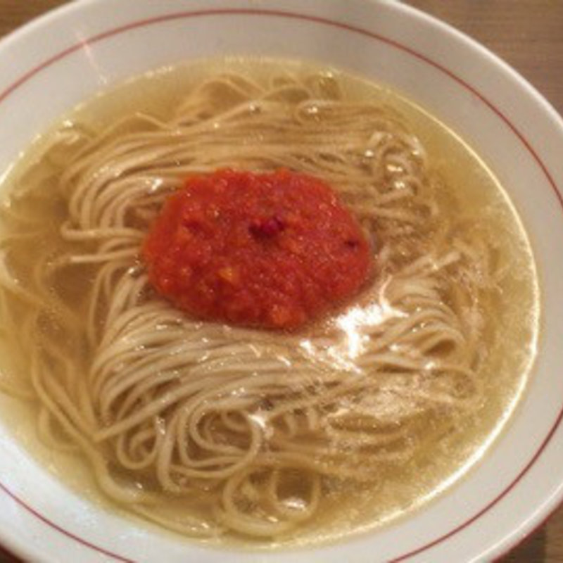 “NAKED” 塩かけそば〜初夏のトマト味〜(地球の中華そば)