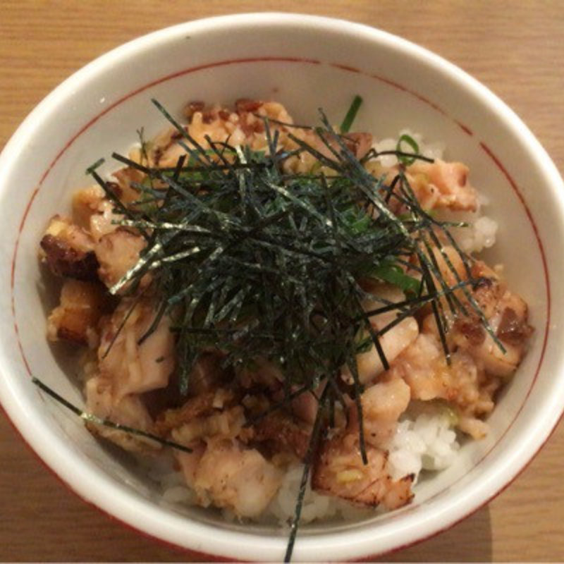 チャーシューネギご飯(地球の中華そば)