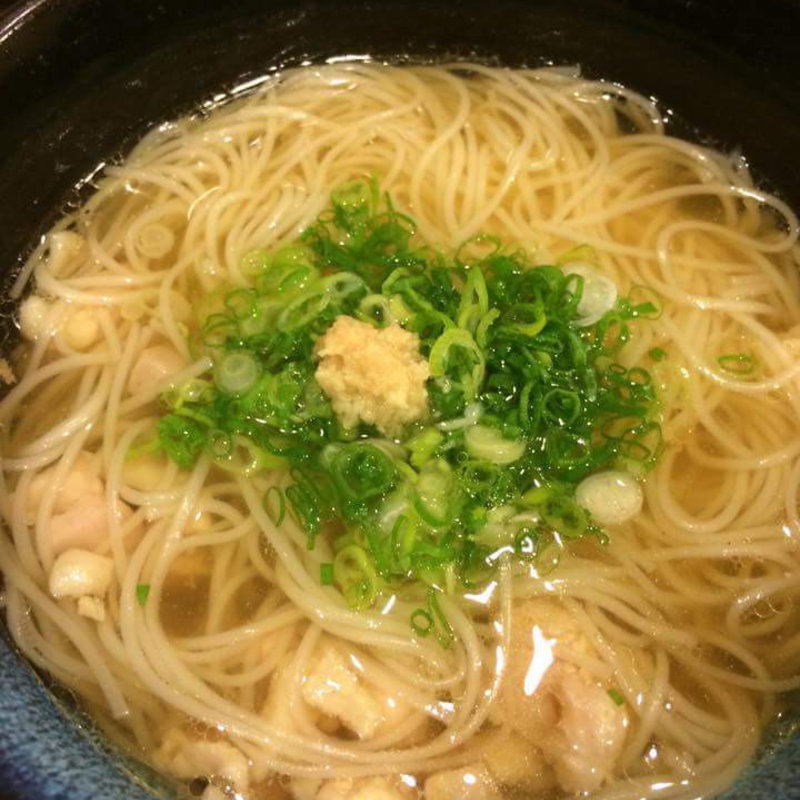 鶏にゅうめん(地魚料理 ますだ)