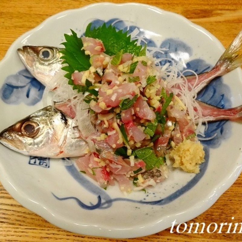 鯵たたき(地魚料理 みつはし )