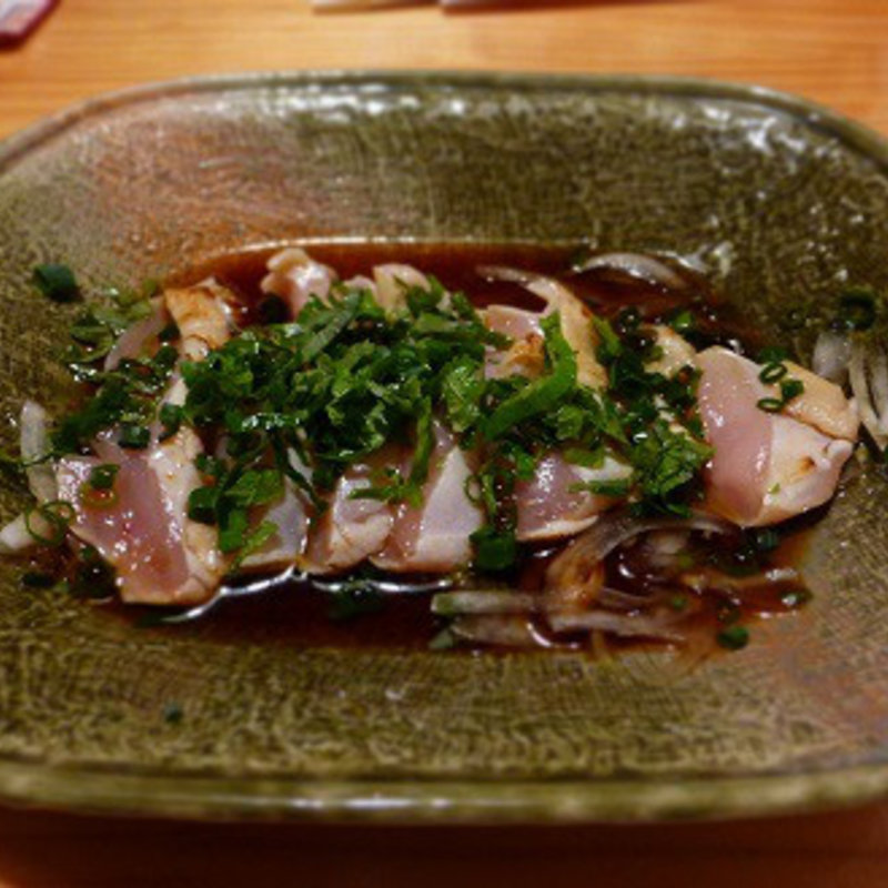 鶏のたたき(坐忘)